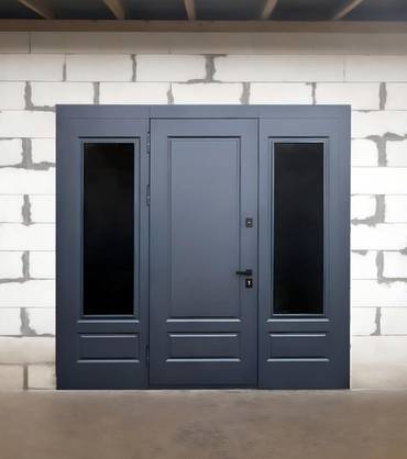 Термодверь с боковыми стёклами